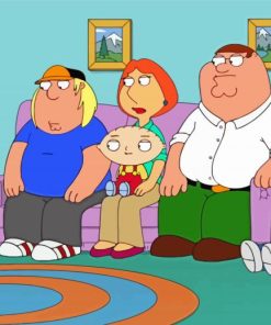 Family Guy paint by numbers