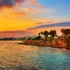 Fig Tree Bay Beach at Sunset paint by numbers