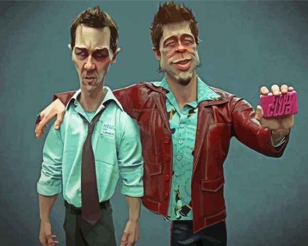 Fight Club Characters paint by numbers