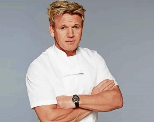 Gordon Ramsay paint by numbers