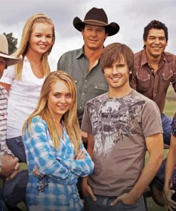 Heartland Characters paint by numbers