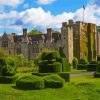 Hever English Castle and Gardens paint by numbers