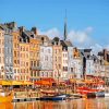 Honfleur Buildings paint by numbers