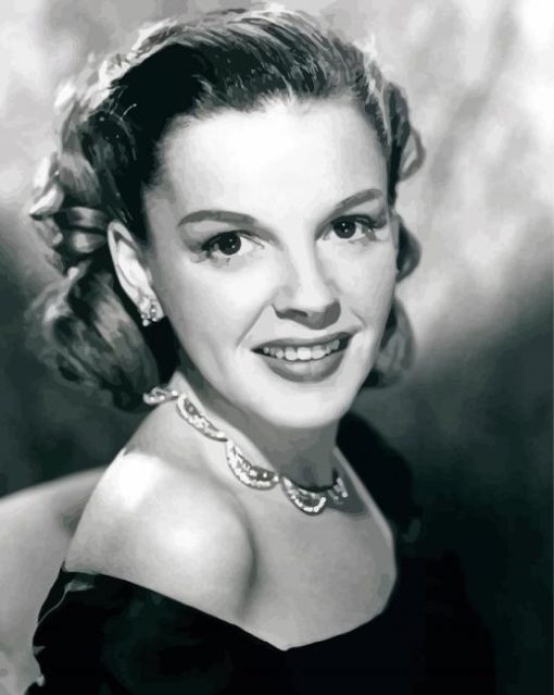 Judy Garland paint by numbers