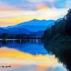 Lake Junaluska Landscape paint by numbers