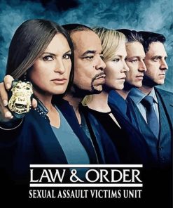 The Law and Order Poster paint by numbers