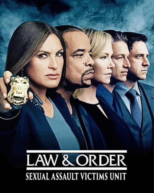 The Law and Order Poster paint by numbers