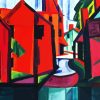 Little Falls New Jersey Oscar Bluemner paint by numbers