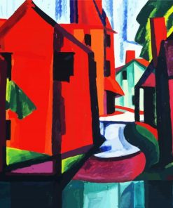 Little Falls New Jersey Oscar Bluemner paint by numbers