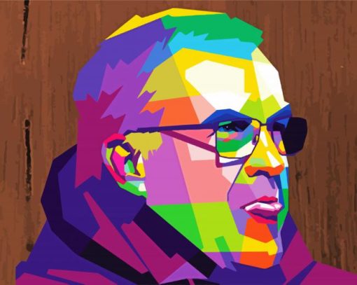 Marcelo Bielsa Pop Art paint by numbers