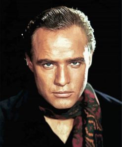 Marlon Brando paint by numbers