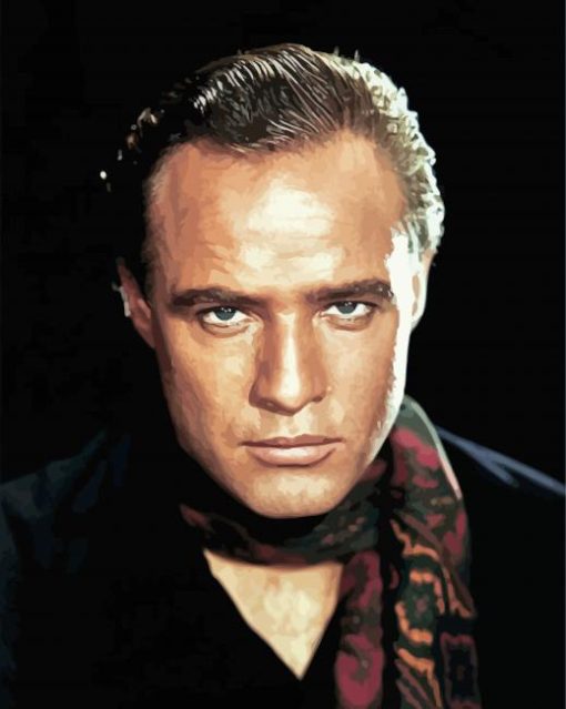 Marlon Brando paint by numbers