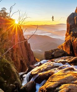 Mount Buffalo Landscape paint by numbers