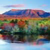 Mount Katahdin Landscape paint by numbers