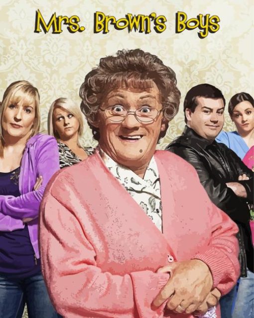 Mrs Browns Boys paint by numbers