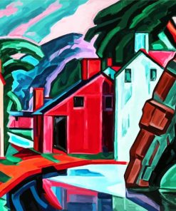 Oscar Bluemner paint by numbers