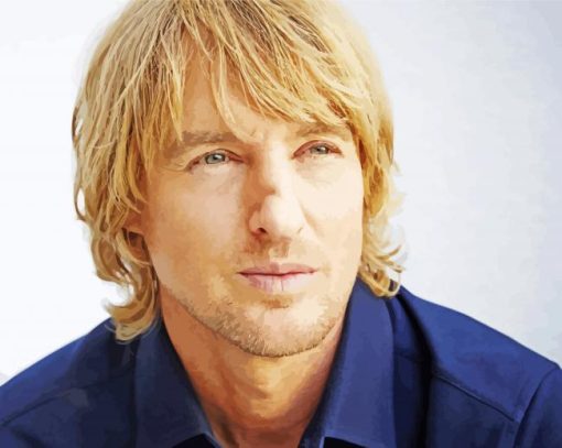 Owen Wilson paint by numbers