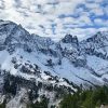 Snowy Mountains in North Cascades National Park paint by numbers