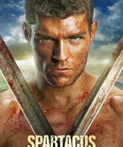 Spartacus Serie Poster paint by numbers