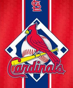 St Louis Cardinals Logo paint by numbers