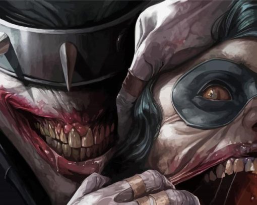 The Batman Who Laughs Character paint by numbers