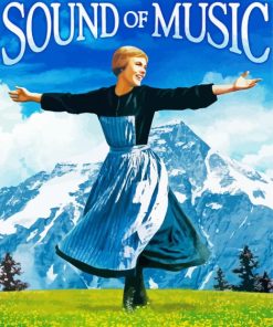 The Sound of Music Poster paint by numbers