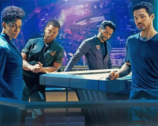 The Expanse Serie Characters paint by numbers