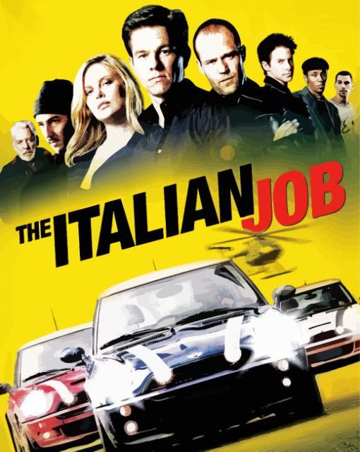 The Italian Job Poster paint by numbers