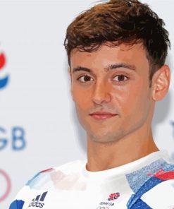 Tom Daley Diver paint by numbers