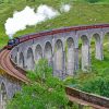 Trains On Viaducts paint by numbers