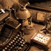 Vintage Typewriter paint by numbers
