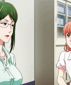 Wotakoi Love is Hard for Otaku Characters paint by numbers