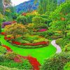 Aesthetic Butchart Gardens paint by numbers