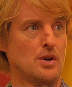 Aesthetic Owen Wilson Actor paint by numbers