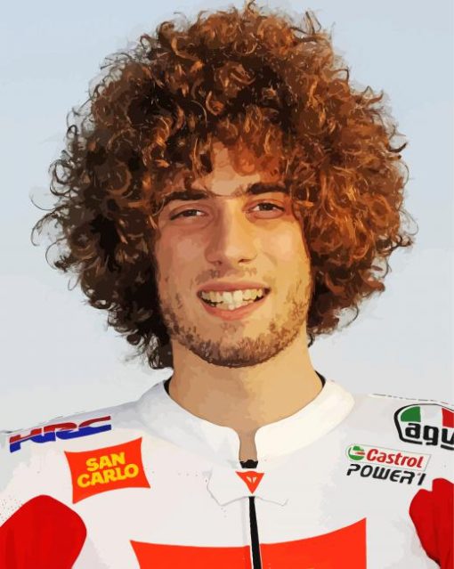 Aesthetic Simoncelli Racer paint by numbers