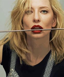 Aesthetic Cate Blanchett paint by numbers