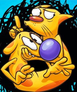 Catdog Cartoon paint by numbers