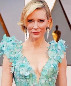 Cate Blanchett Actress paint by numbers