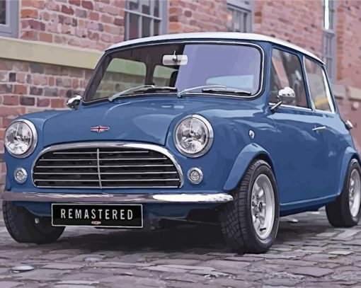 Classic Mini Car paint by numbers