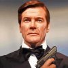 Classy Roger Moore paint by numbers