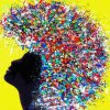 Colorful Afro Hair Abstract paint by numbers