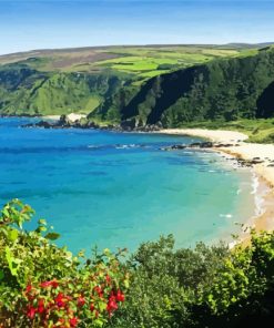 Donegal Beach paint by numbers