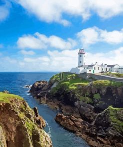 Donegal Lighthouse paint by numbers