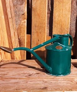 Green Watering Can paint by numbers