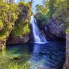 Hanawi Falls Road to Hana Hawaii paint by numbers