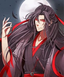 Japanese Wei Wuxian paint by numbers