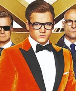 Kingsman Poster paint by numbers