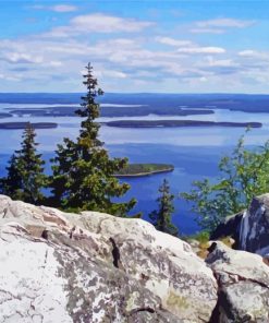 Koli National Park Landscape paint by numbers