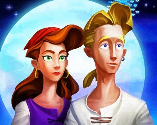 Monkey Island paint by numbers