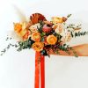 Peachy Boho Bouquet paint by numbers